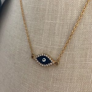 Nordstrom Evil eye gold chain necklace
